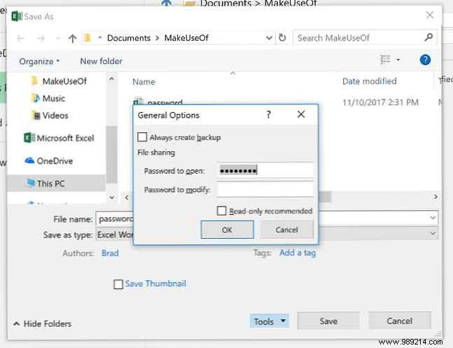 How to password protect an Excel file in just a minute