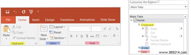 How to optimize the Office 2016 ribbon or menu interface