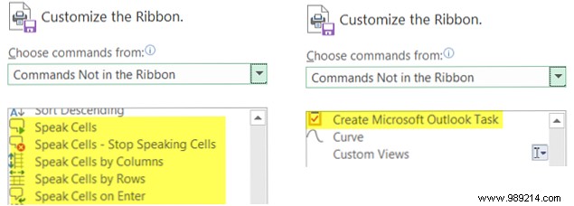 How to optimize the Office 2016 ribbon or menu interface