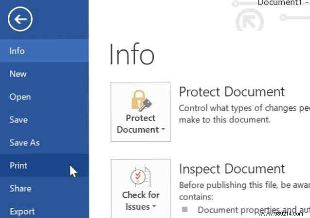 How to print Microsoft Office documents the right way