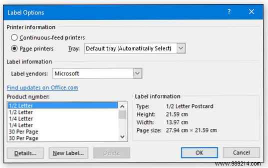 How to print mail merge labels in Microsoft Word and Excel