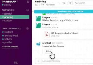 How to print Slack documents using a single command