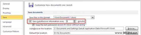 How to recover an unsaved Microsoft Word 2010 document in seconds