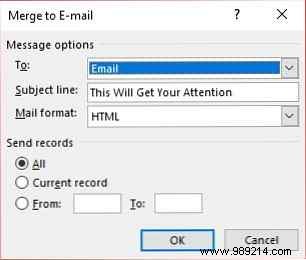 How to send personalized mass emails in Outlook with mail merge