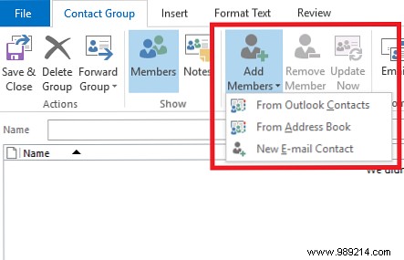 How to send emails to many recipients in Outlook with a distribution list