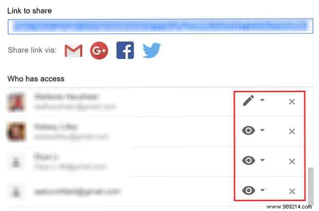 How to see who has access to your Google Drive files