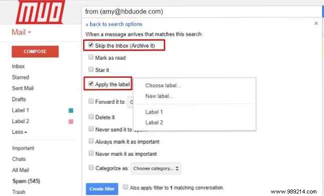 How to stop spam emails in Gmail