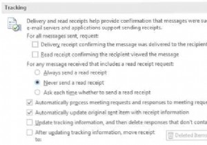 How to turn off read receipts in Outlook