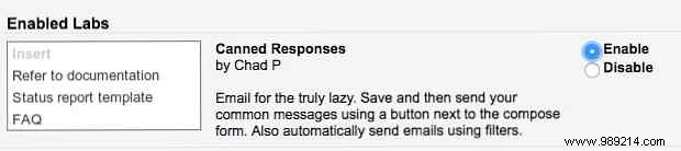 How to use canned responses as signatures in Gmail