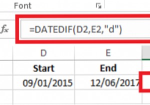 How to use Excel to calculate between dates