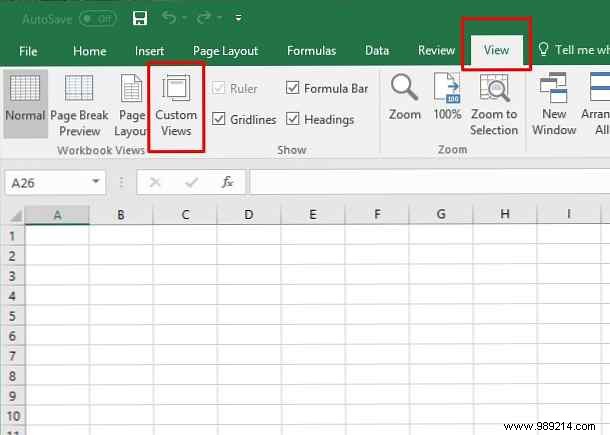 How to Use Excel Custom Views Like a Pro