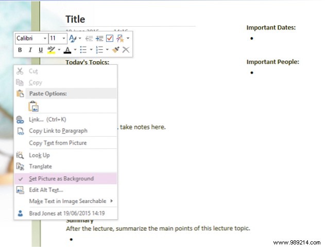 How to use OneNote templates to stay more organized