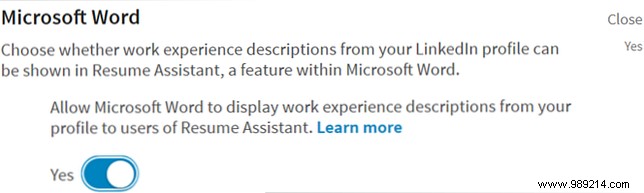 How to use the LinkedIn Resume Wizard in Microsoft Word