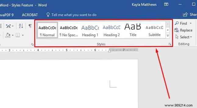 How to use styles in Microsoft Word and save time