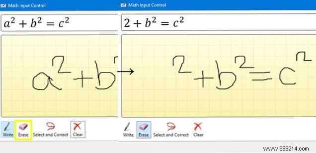 How to write mathematical equations in Office 2016