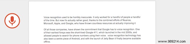 How voice typing is the best new feature in Google Docs