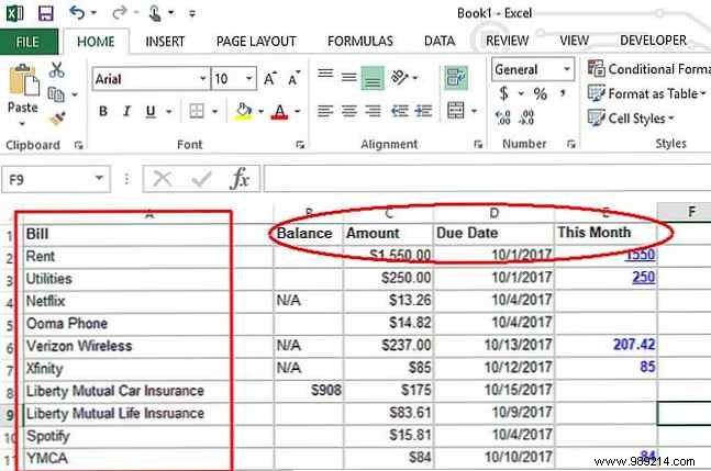 Make a personal budget in Excel in 4 easy steps