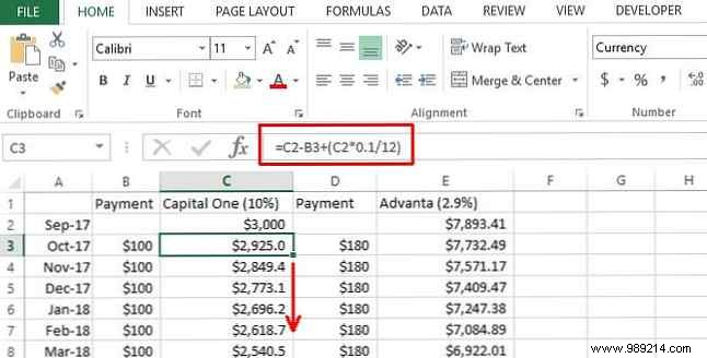 Make a personal budget in Excel in 4 easy steps