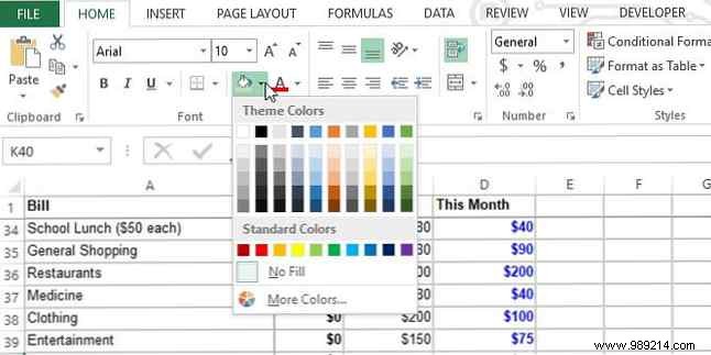 Make a personal budget in Excel in 4 easy steps