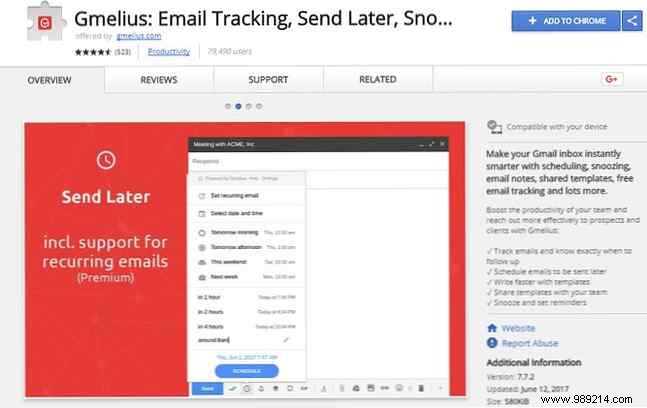 Make Gmail work like Microsoft Outlook with Chrome extensions