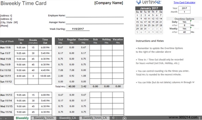 Need a timesheet template to track your hours? Here are 12!