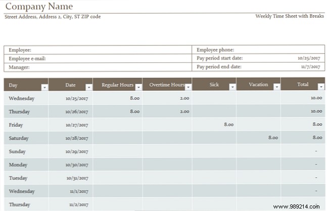 Need a timesheet template to track your hours? Here are 12!