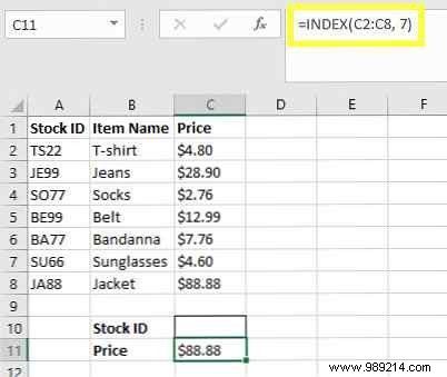 Lookup Excel spreadsheets faster Replace VLOOKUP with INDEX and MATCH