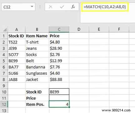 Lookup Excel spreadsheets faster Replace VLOOKUP with INDEX and MATCH