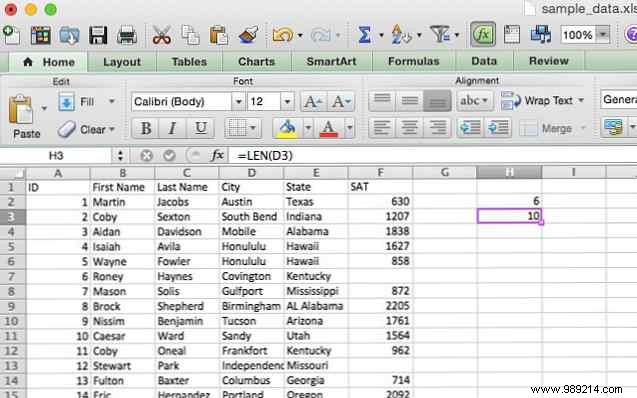 Saving time with text operations in Excel