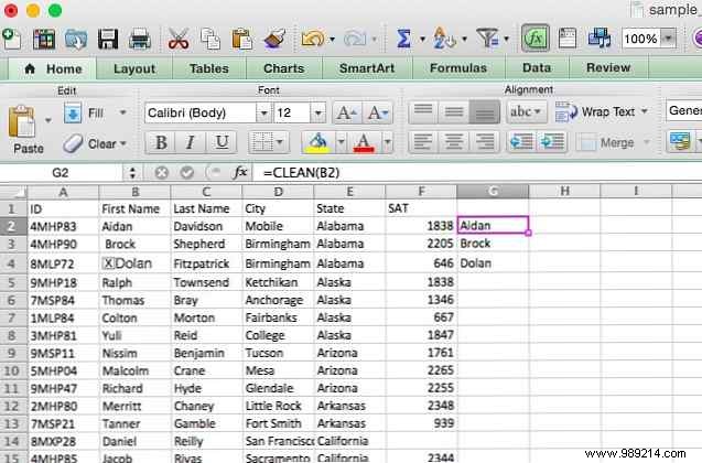 Saving time with text operations in Excel