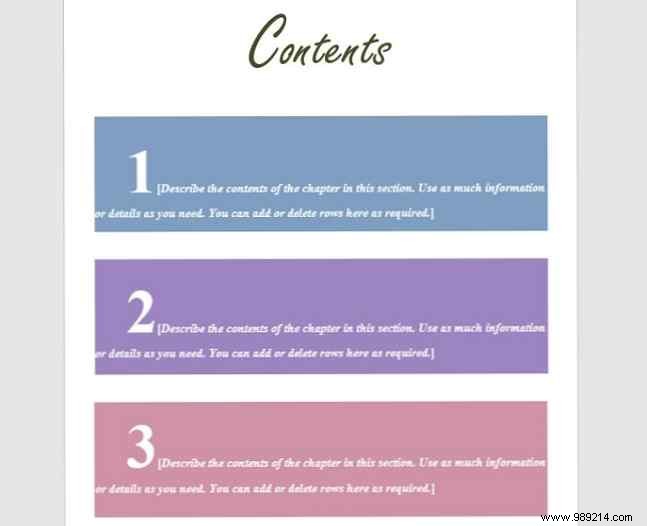 Top 10 Table of Contents Templates for Microsoft Word