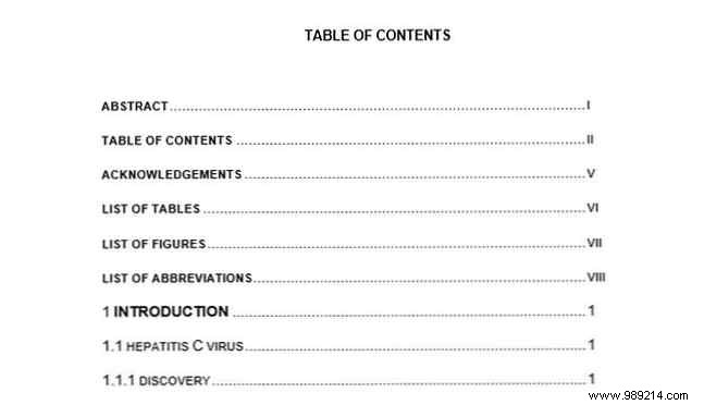 Top 10 Table of Contents Templates for Microsoft Word