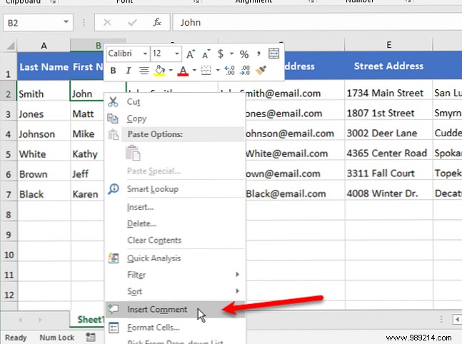 The Beginner s Guide to Commenting in Microsoft Excel