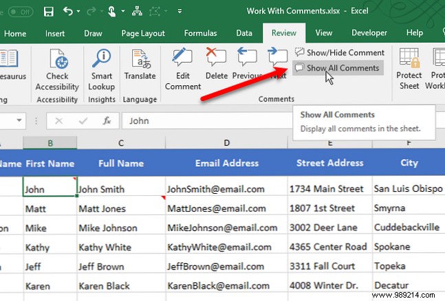 The Beginner s Guide to Commenting in Microsoft Excel