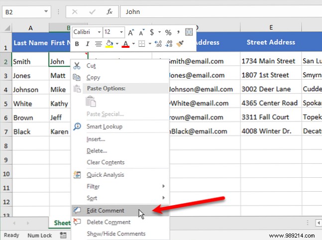 The Beginner s Guide to Commenting in Microsoft Excel