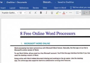 Top 8 Free Online Word Processors