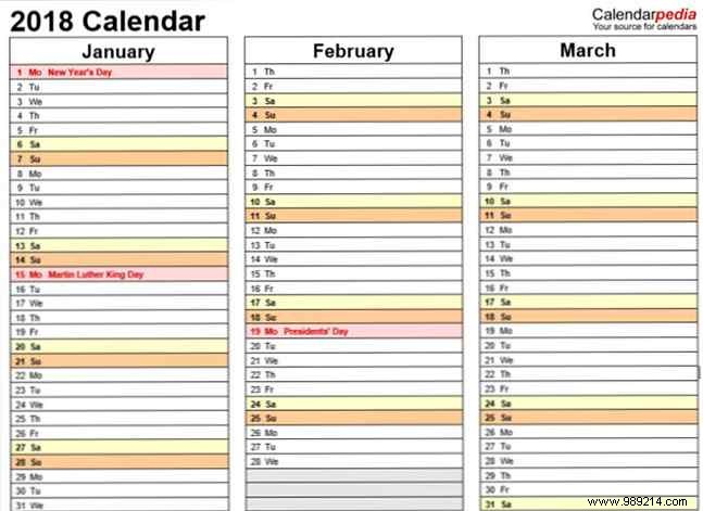 The best free Microsoft Office calendar templates to stay organized