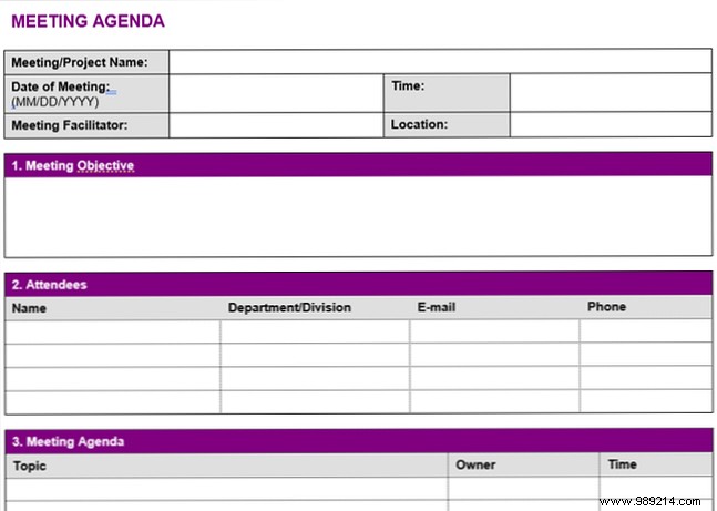 The perfect meeting plan (templates included)