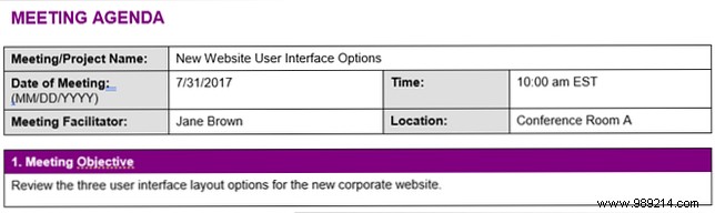 The perfect meeting plan (templates included)