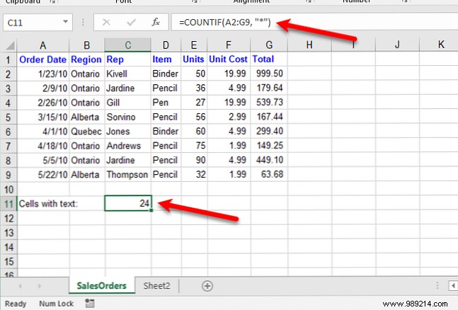 Tips for working with text and text functions in Excel