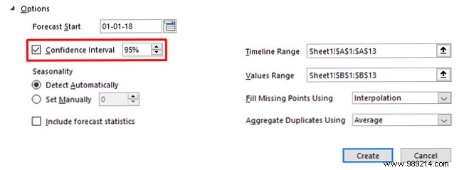 Use Excel s forecast function to turn historical data into predictions