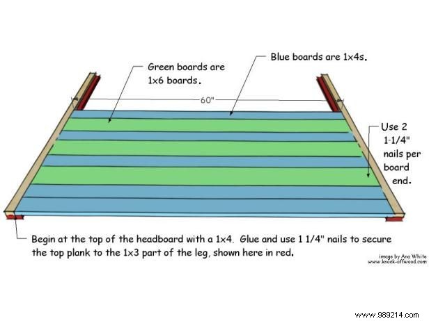 How to Build a Rustic Wood Headboard