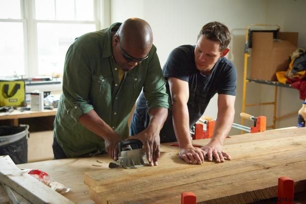 How to Build an Office Desk From Reclaimed Wood