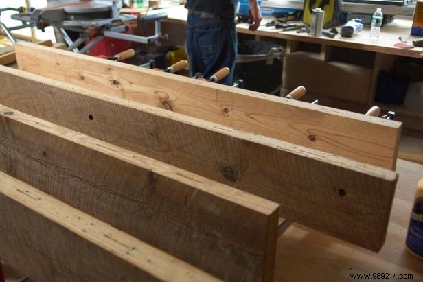 How to Build an Office Desk From Reclaimed Wood