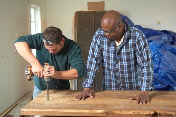 How to Build an Office Desk From Reclaimed Wood