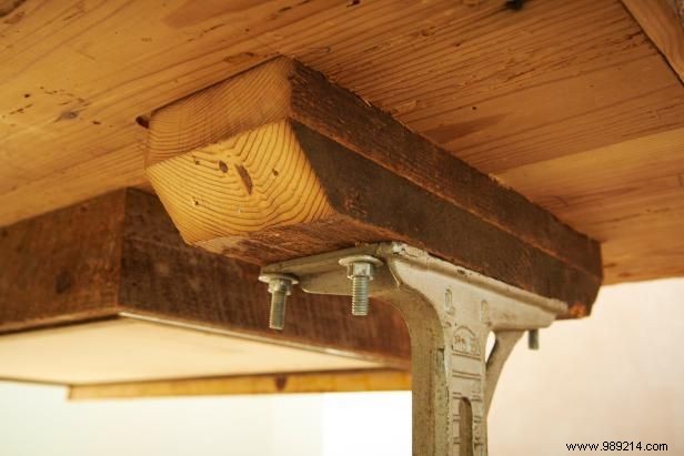 How to Build an Office Desk From Reclaimed Wood