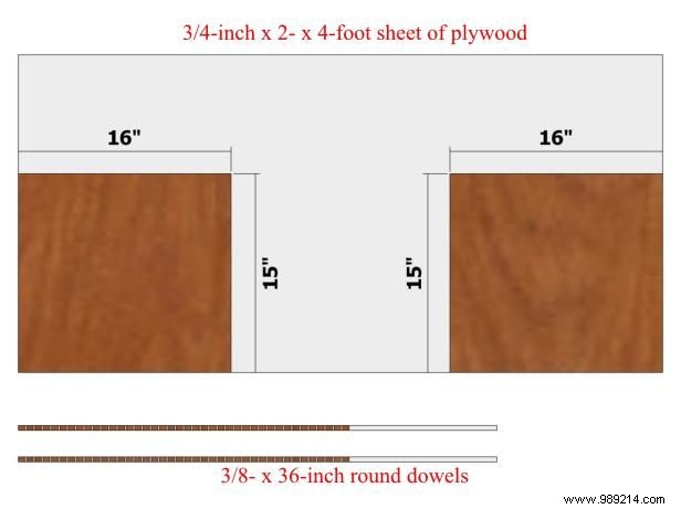 How to Build a Wooden Christmas Tree Centerpiece