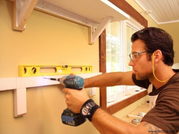 How to build open kitchen shelving