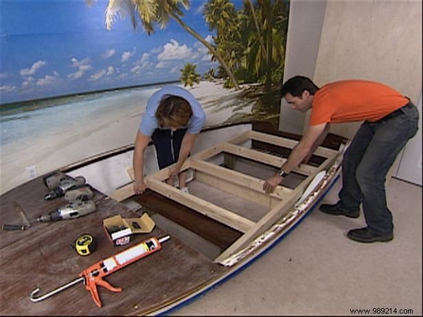 How to create a bed from an old ship