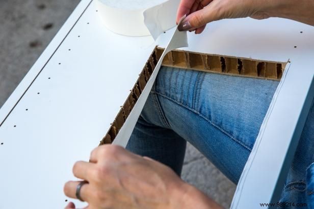 How to hide a kitty litter box inside a cabinet